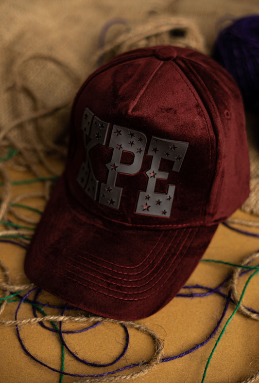 Red KPE Suede Cap