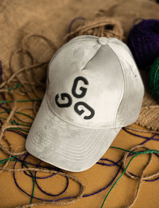 White G Suede Cap