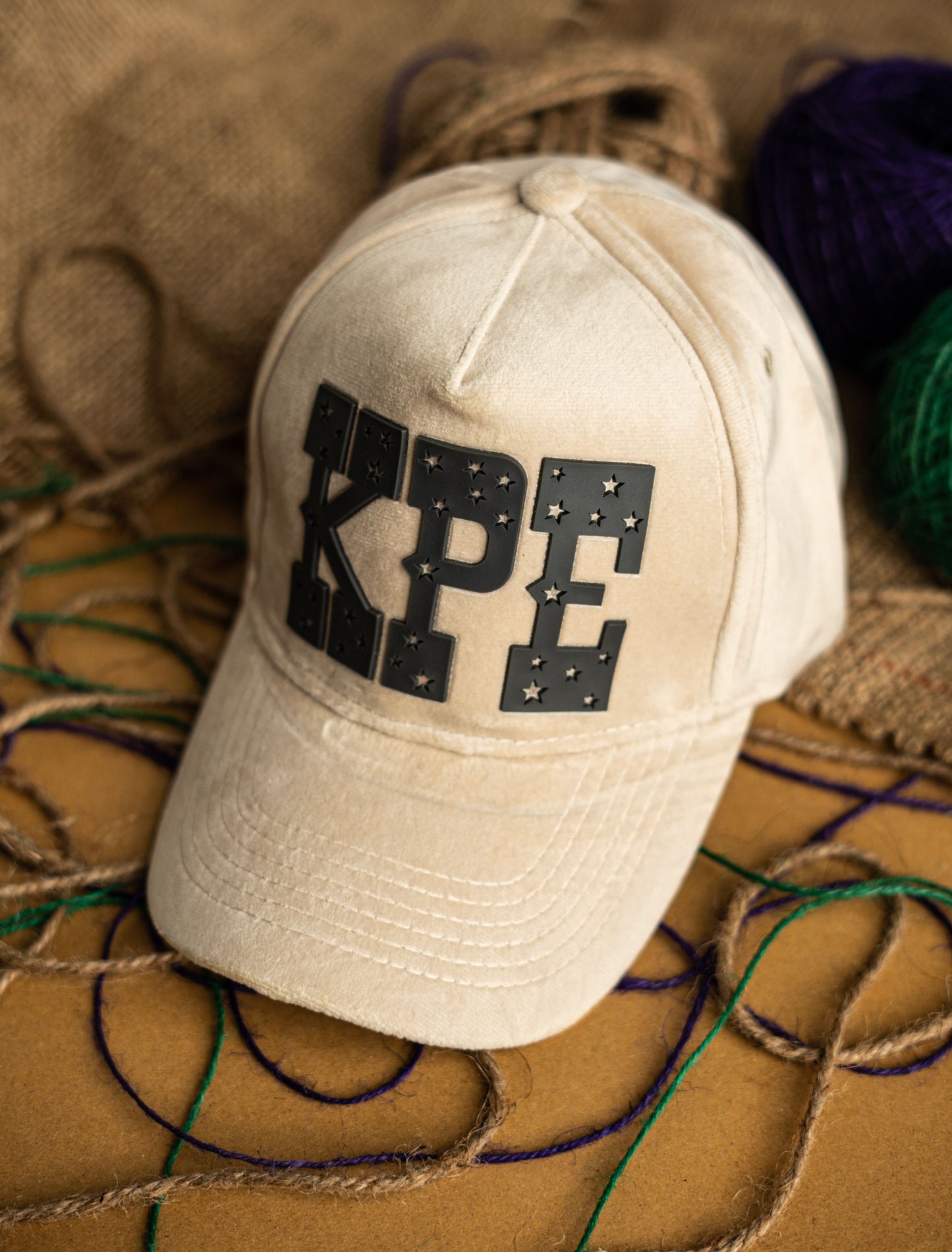 Biege KPE Suede Cap