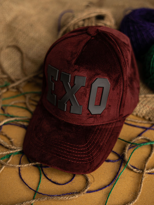 Red EXO Suede Cap