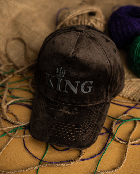 Brown King Suede Cap