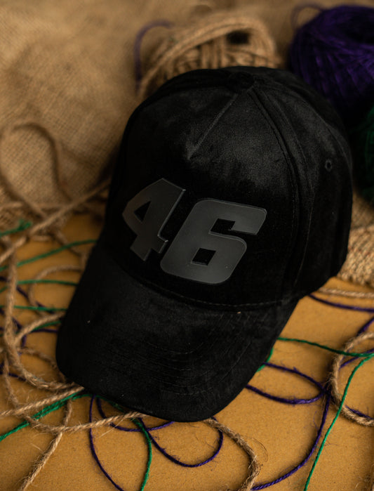 Black 46 Suede Cap