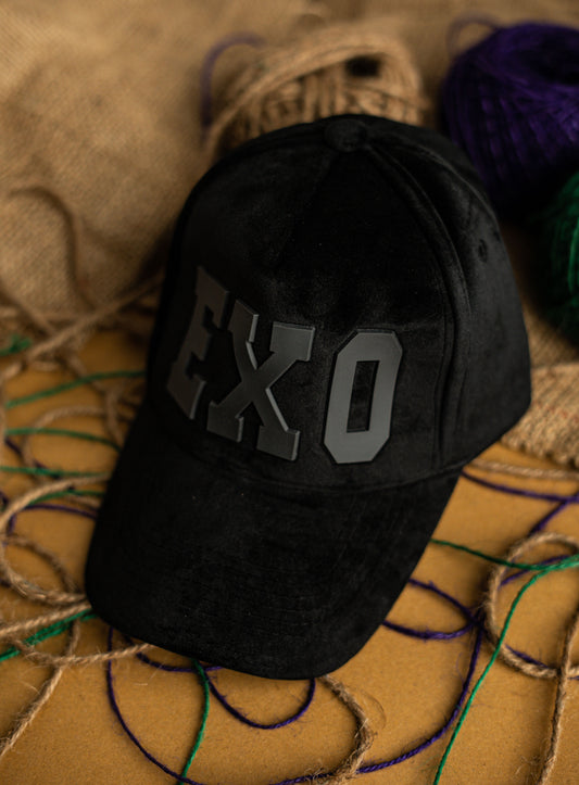 Black EXO Suede Cap