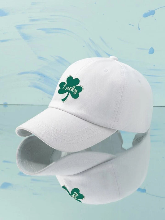 White Lucky Cap