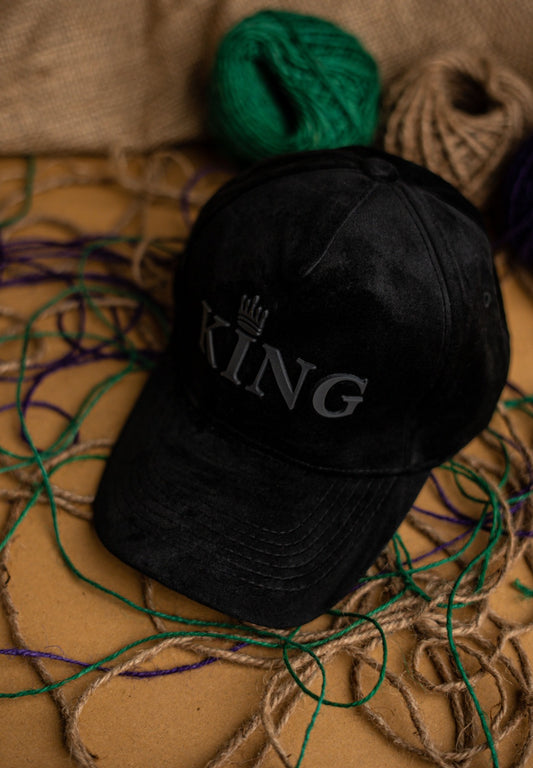 Black King Suede Cap