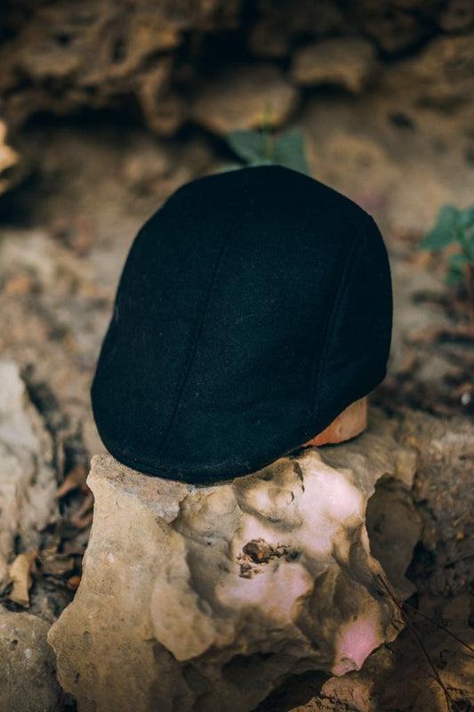 Black Peaky Blinder Cap