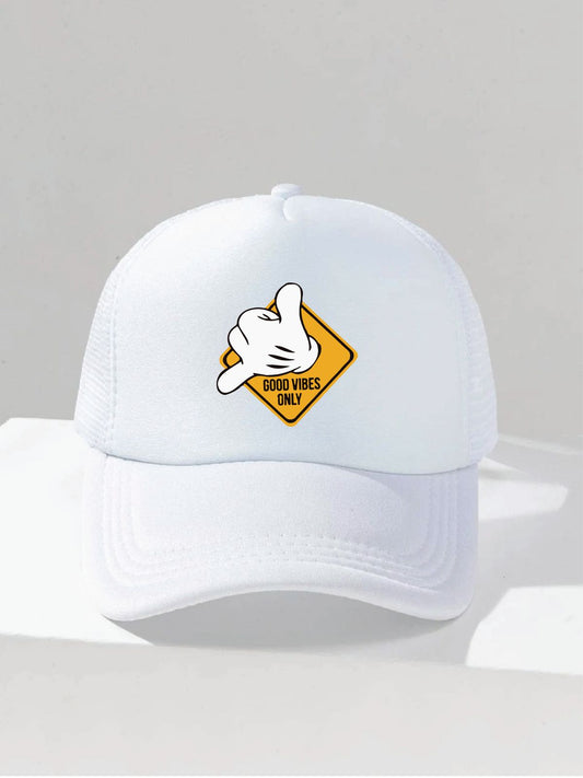 GVO White Net Cap