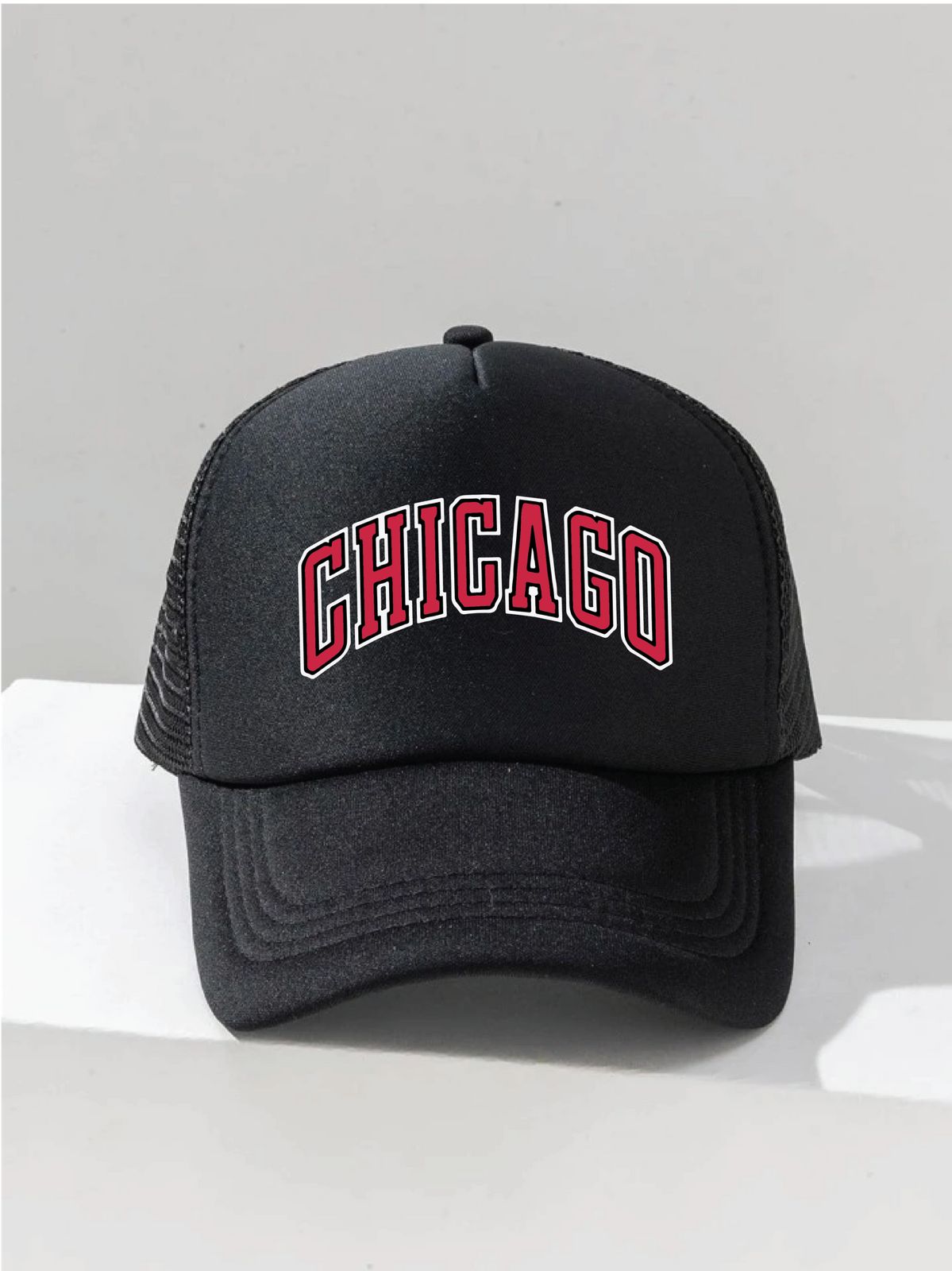 Chicago Black Net Cap