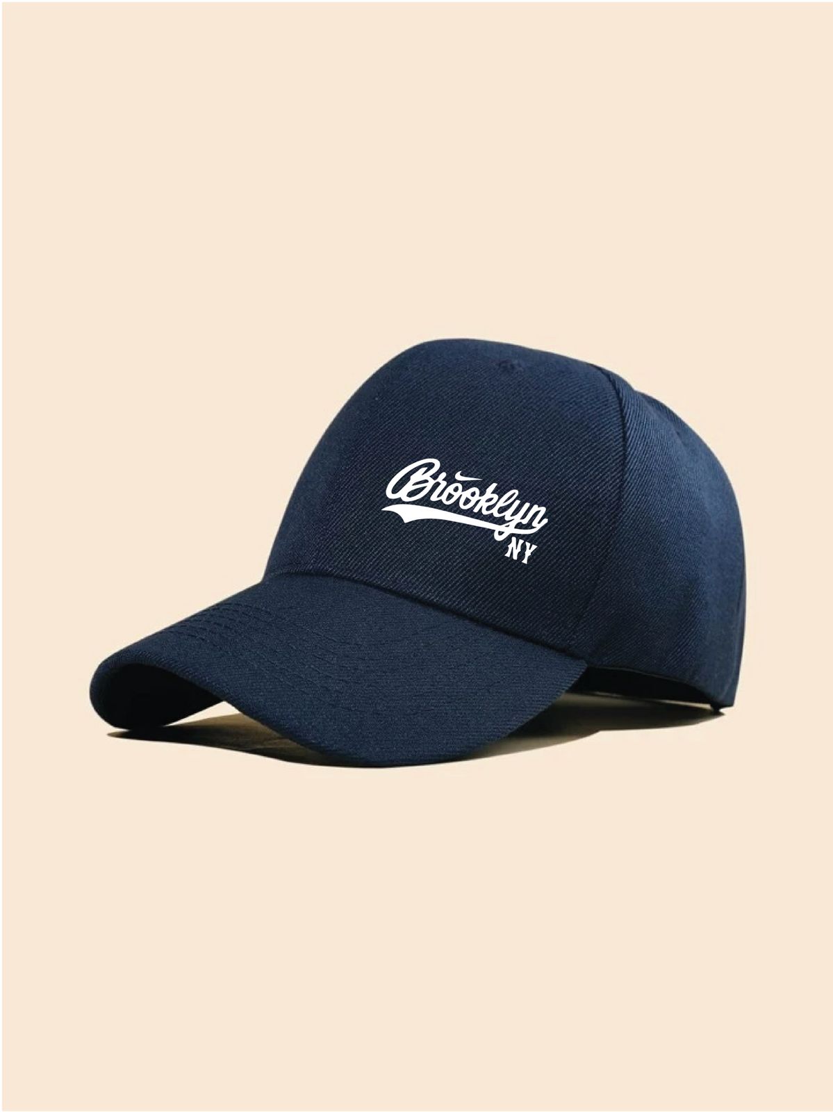 Navy Brook Printed Cap