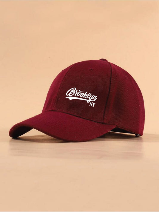 Maroon Brook Printed Cap