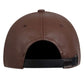 Light Brown Leather Premium Cap