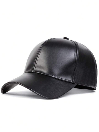 Black Leather Premium Cap