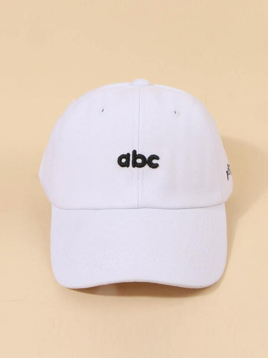 White ABC Cap