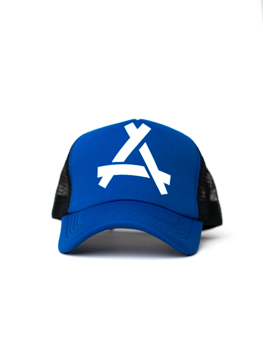 Blue A Net Cap