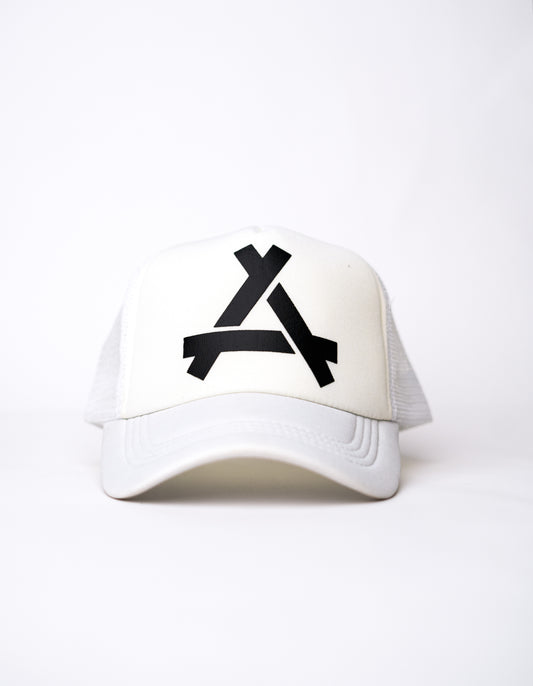 White A Net Cap