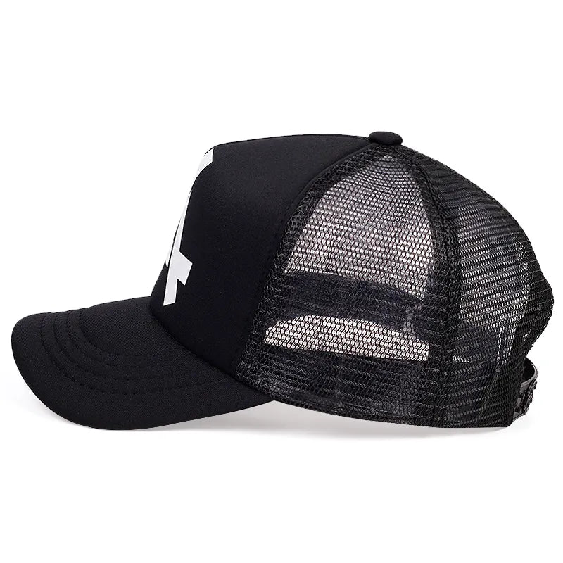 Black A Net Cap – Caps Club